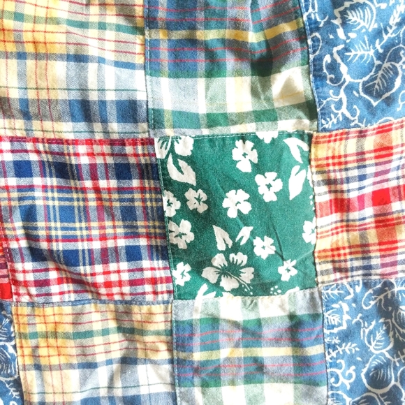 Vintage Tommy Hilfiger Plaid Patchwork Shorts - Picture 10 of 10